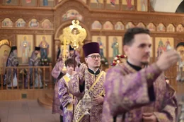 14-Воздвижение Честнаго и Животворящего Креста Господня. Божественная Литургия в главном храме епархии