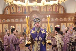 19-Воздвижение Честнаго и Животворящего Креста Господня. Божественная Литургия в главном храме епархии