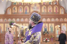 59-Воздвижение Честнаго и Животворящего Креста Господня. Божественная Литургия в главном храме епархии