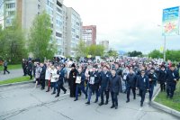 9-Епископ Амфилохий принял участие в мероприятиях, посвященных 71-ой годовщине Великой Победы