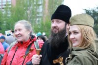16-Епископ Амфилохий принял участие в мероприятиях, посвященных 71-ой годовщине Великой Победы