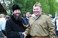 21-Епископ Амфилохий принял участие в мероприятиях, посвященных 71-ой годовщине Великой Победы