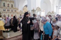 45-В воскресный день епископ Амфилохий совершил Божественную Литургию в главном храме Рудного Алтая