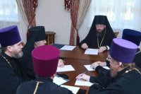 6-Под председательством епископа Амфилохия в Усть-Каменогорске состоялось заседание епархиального совета