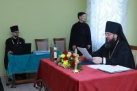 15-В здании Духовно-административного корпуса состоялось заседание Епархиального собрания Усть-Каменогорской и Семипалатинской епархии
