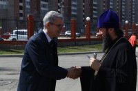 15-Посол Франции в Республике Казахстан посетил Свято-Троицкий мужской монастырь города Усть-Каменогорска