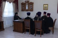 1-Епископ Амфилохий  возглавил заседание Епархиального Совета