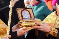 4-Город Семипалатинск встретил ковчег с мощами блаженной старицы Матроны Московской