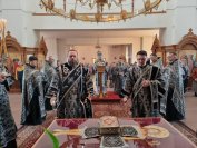 4-В Андреевском кафедральном соборе была совершена утреня с чином погребения Плащаницы Господа Иисуса Христа