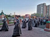 14-В Андреевском кафедральном соборе была совершена утреня с чином погребения Плащаницы Господа Иисуса Христа