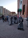 15-В Андреевском кафедральном соборе была совершена утреня с чином погребения Плащаницы Господа Иисуса Христа