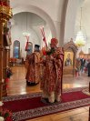 32-Пасха Божия спасительная. Божественная Литургия в Андреевском кафедральном соборе  города Усть-Каменогорска