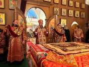 40-Пасха Божия спасительная. Божественная Литургия в Андреевском кафедральном соборе  города Усть-Каменогорска