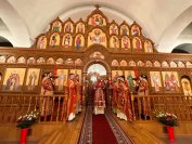 43-Пасха Божия спасительная. Божественная Литургия в Андреевском кафедральном соборе  города Усть-Каменогорска