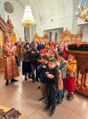 50-Пасха Божия спасительная. Божественная Литургия в Андреевском кафедральном соборе  города Усть-Каменогорска