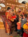 51-Пасха Божия спасительная. Божественная Литургия в Андреевском кафедральном соборе  города Усть-Каменогорска