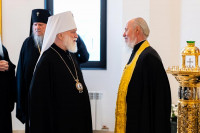 4-Архиепископ Усть-Каменогорский и Семипалатинский Амфилохий принял участие в Патриаршем освящении храма преподобного Сергия Радонежского в Астане.