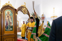 16-Архиепископ Усть-Каменогорский и Семипалатинский Амфилохий принял участие в Патриаршем освящении храма преподобного Сергия Радонежского в Астане.