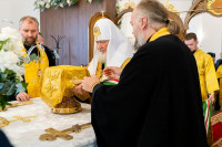 20-Архиепископ Усть-Каменогорский и Семипалатинский Амфилохий принял участие в Патриаршем освящении храма преподобного Сергия Радонежского в Астане.