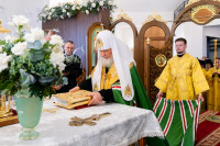 21-Архиепископ Усть-Каменогорский и Семипалатинский Амфилохий принял участие в Патриаршем освящении храма преподобного Сергия Радонежского в Астане.