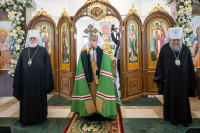 27-Архиепископ Усть-Каменогорский и Семипалатинский Амфилохий принял участие в Патриаршем освящении храма преподобного Сергия Радонежского в Астане.
