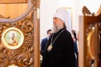 28-Архиепископ Усть-Каменогорский и Семипалатинский Амфилохий принял участие в Патриаршем освящении храма преподобного Сергия Радонежского в Астане.
