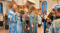 15-Праздничное вечернее богослужение в главном храме Восточного Казахстана накануне Рождества Пресвятой Богородицы