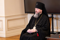 13-Управляющий Усть-Каменогорской и Семипалатинской епархии принял участие во встрече с певчими византийского хора святой Горы Афон