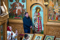 12-Управляющий Усть-Каменогорской и Семипалатинской епархии посетил в Алма-Ате пасхальный концерт византийского хора со святой Горы Афон
