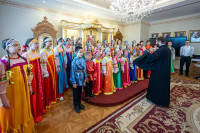 2-Архиепископ Усть-Каменогорский и Семипалатинский Амфилохий посетил в Южной столице Казахстана праздничный концерт детской Центральной Воскресной школы по случаю 35-летия ее основания