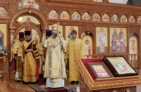 2-В день памяти Новомучеников и исповедников Казахстанских архиепископ Амфилохий совершил Божественную Литургию в Андреевском соборе