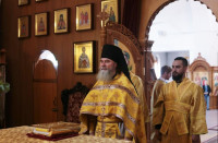 4-В день памяти Новомучеников и исповедников Казахстанских архиепископ Амфилохий совершил Божественную Литургию в Андреевском соборе