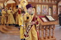 6-В день памяти Новомучеников и исповедников Казахстанских архиепископ Амфилохий совершил Божественную Литургию в Андреевском соборе