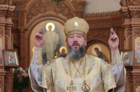 31-В день памяти Новомучеников и исповедников Казахстанских архиепископ Амфилохий совершил Божественную Литургию в Андреевском соборе