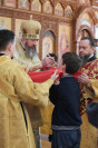37-В день памяти Новомучеников и исповедников Казахстанских архиепископ Амфилохий совершил Божественную Литургию в Андреевском соборе