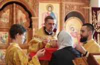 39-В день памяти Новомучеников и исповедников Казахстанских архиепископ Амфилохий совершил Божественную Литургию в Андреевском соборе
