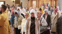 41-В день памяти Новомучеников и исповедников Казахстанских архиепископ Амфилохий совершил Божественную Литургию в Андреевском соборе