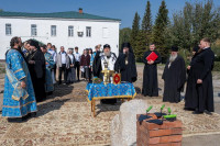 2-Митрополит Александр совершил закладку духовно-культурного центра во имя святителя Спиридона Тримифунтского в столице Рудного Алтая 