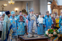 9-В главном храме Усть-Каменогорска состоялась праздничная Литургия по случаю принесения десницы святителя Спиридона Тримифунтского 