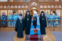 31-В главном храме Усть-Каменогорска состоялась праздничная Литургия по случаю принесения десницы святителя Спиридона Тримифунтского 
