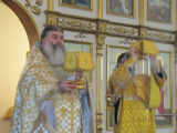 2-Первая Божественная Литургия в 2012 году  в Андреевском соборе г.Усть-Каменогорска