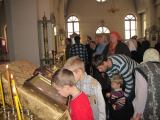 3-Первая Божественная Литургия в 2012 году  в Андреевском соборе г.Усть-Каменогорска