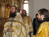 7-Первая Божественная Литургия в 2012 году  в Андреевском соборе г.Усть-Каменогорска