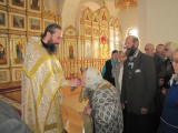 9-Первая Божественная Литургия в 2012 году  в Андреевском соборе г.Усть-Каменогорска