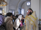 11-Первая Божественная Литургия в 2012 году  в Андреевском соборе г.Усть-Каменогорска