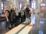 16-Первая Божественная Литургия в 2012 году  в Андреевском соборе г.Усть-Каменогорска