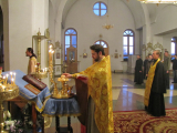 3-Литургия в день памяти святого благоверного князя Александра Невского  в Андреевском соборе г.Усть-Каменогорска