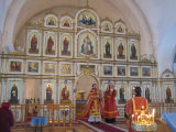 5-Литургия в день памяти святой великомученицы Екатерины  в Андреевском соборе г.Усть-Каменогорска