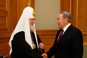 Поздравление Президента Республики Казахстан Н.А. Назарбаева Святейшему Патриарху Кириллу с 10-летием интронизации